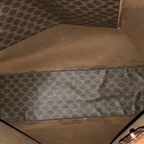 Celine Elegant Brown and Tan Tote - Picture 7 of 16